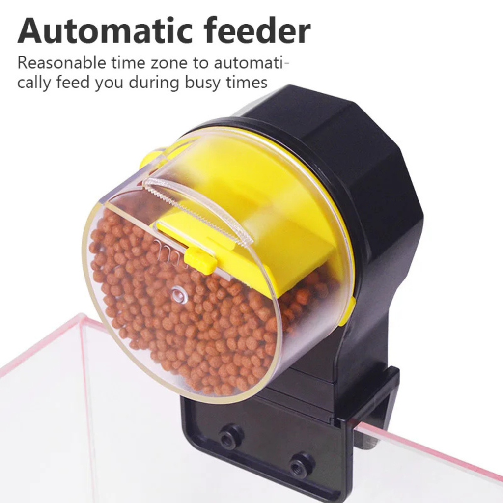 Fish Feeder – 12/24h Timer with Adjustable Portions