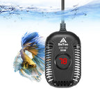 Small Aquarium Heater 50W Mini Fish Tank Heater 50 Watt Submersible with LED Temperature Display