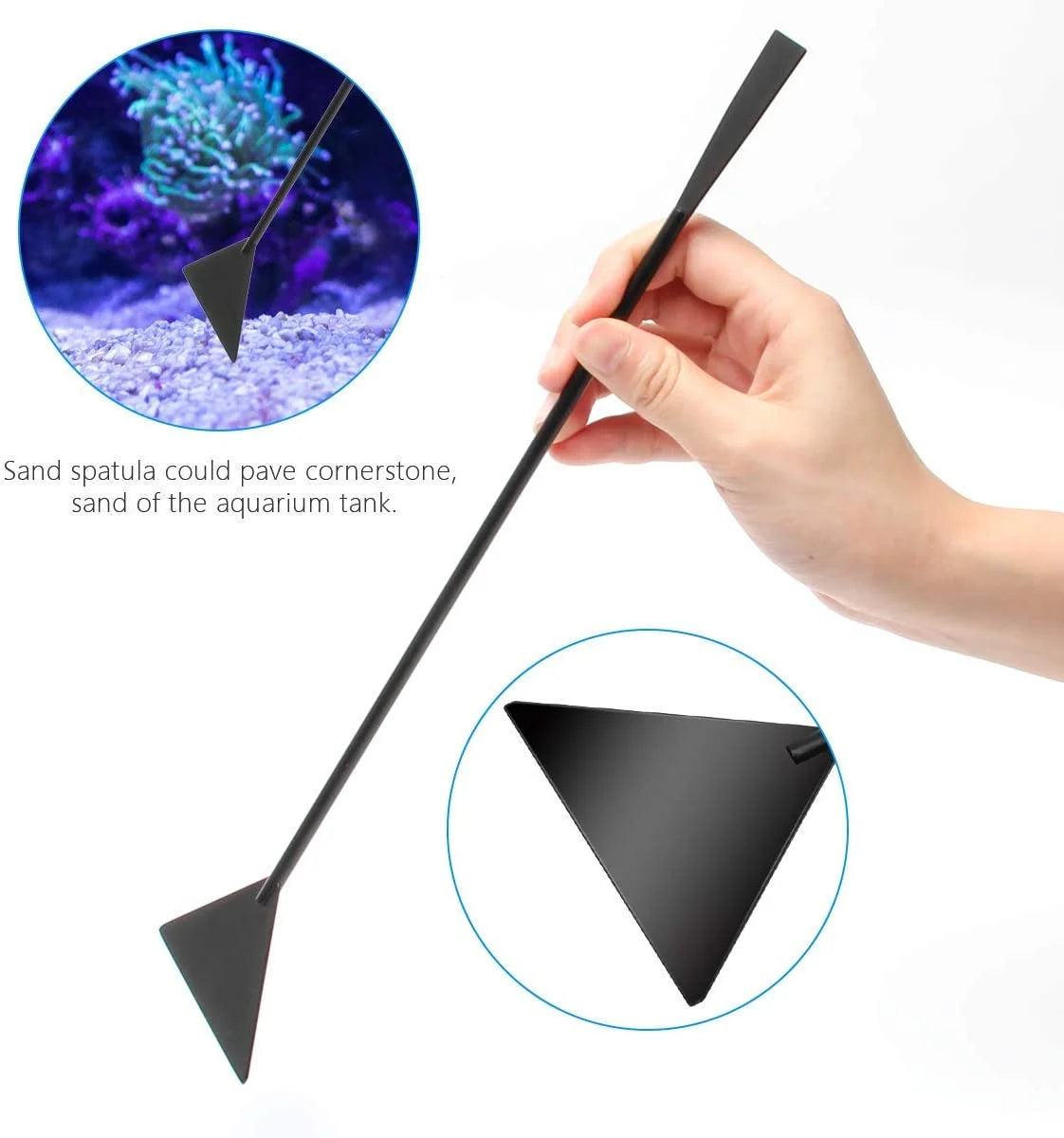 Aquascape Tool Kit Long Stainless Steel Aquarium Plant Tools Aquarium Tweezers Scissors Spatula Tool Set for Fish Tank Aquascape Aquarium Cleaning
