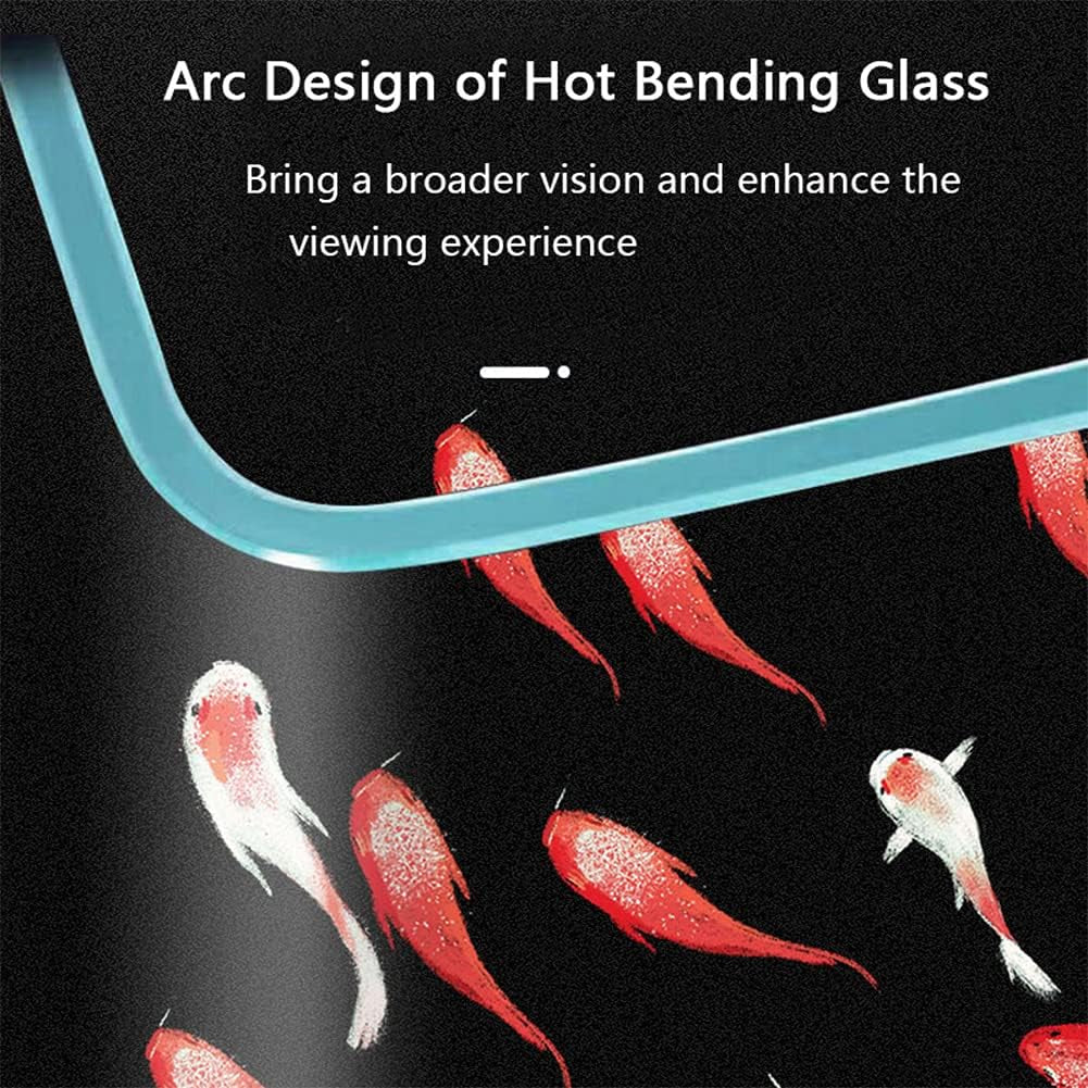 4 Gallon Aquarium Fish Tank，Rimless Aquarium Tank，13.8" L × 8.3" W × 9.1" H