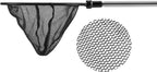 Aquarium Fish Net with Extendable Stainless Steel Long Handle Fine Mesh Net for Fish Tank