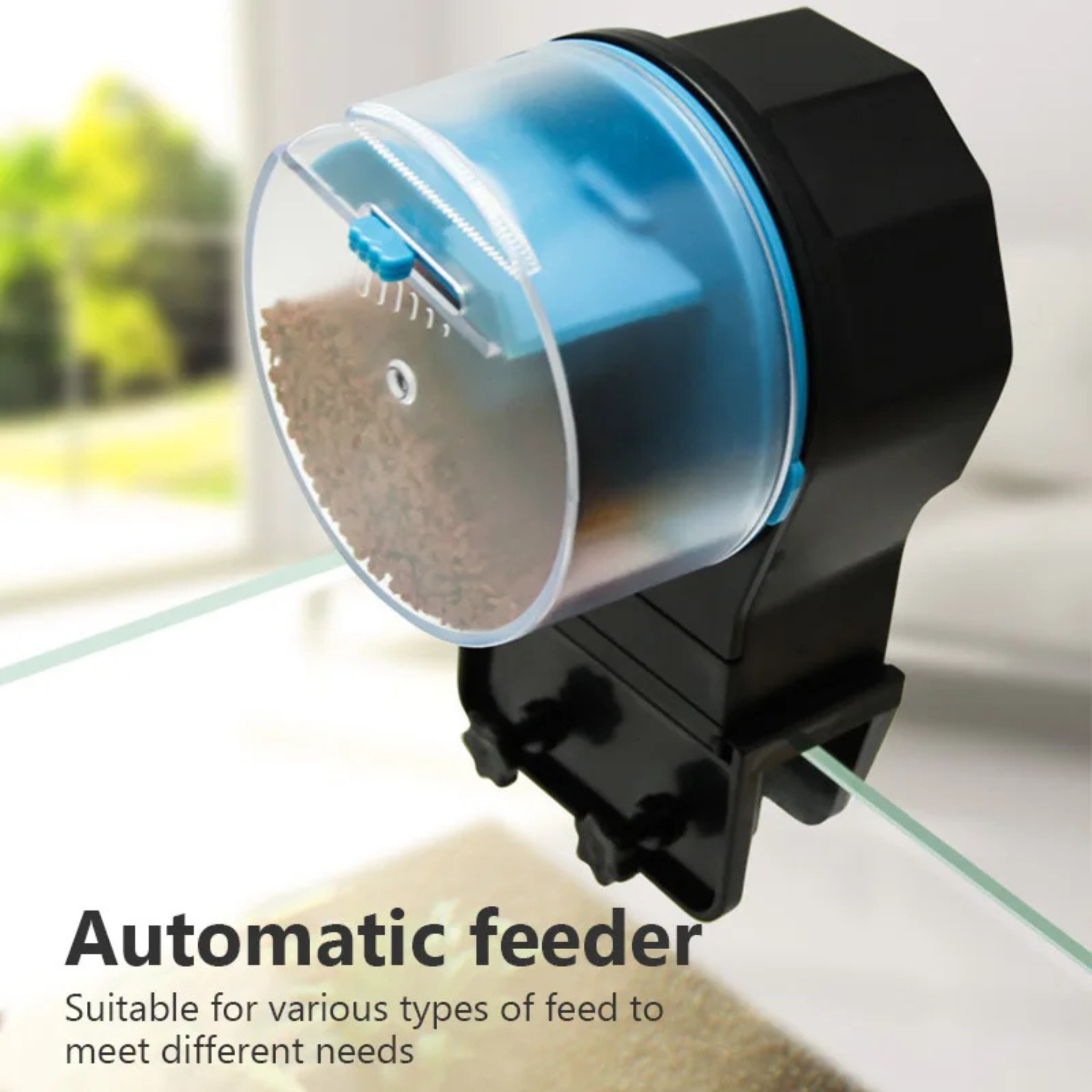 Fish Feeder – 12/24h Timer with Adjustable Portions