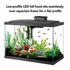 Complete 20" Aquarium Fish Tank Starter Kit with LED Lighting - Perfect for Beginners!-AQUEON