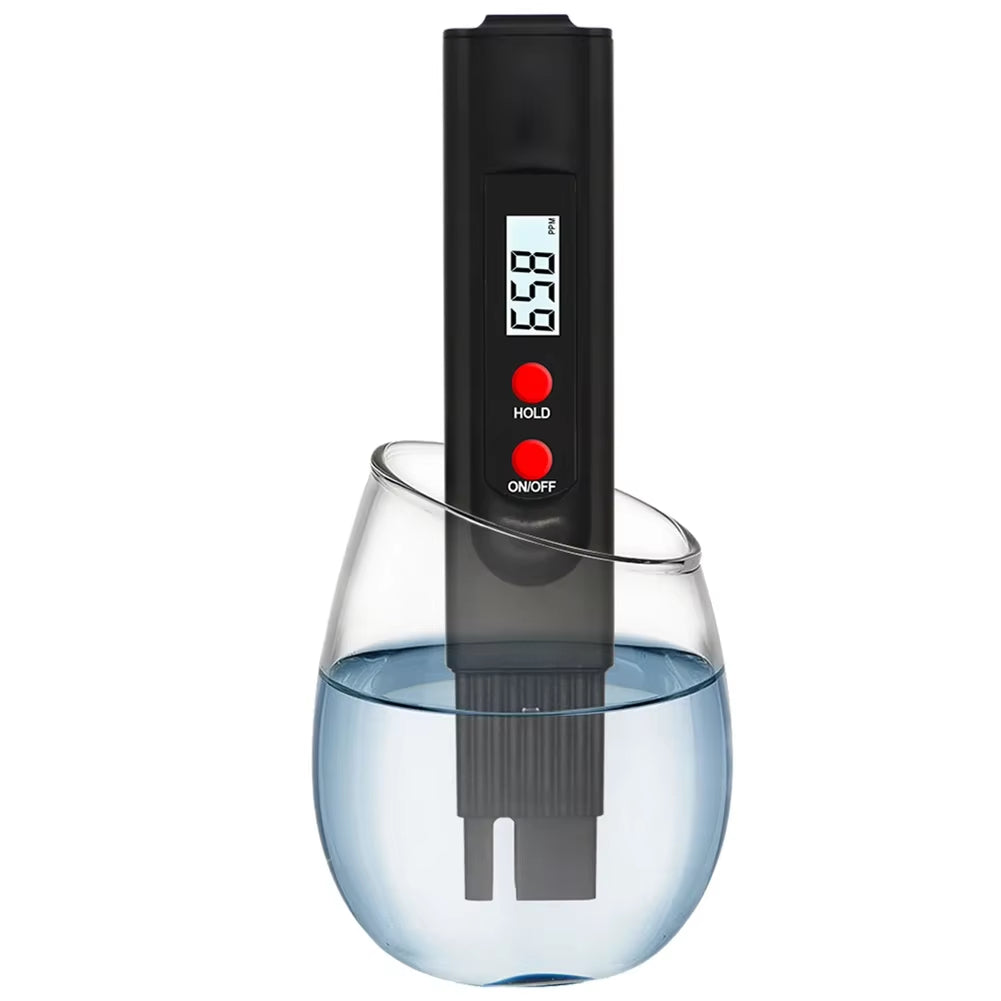 TDS Pen High Precision Water Hardness Instrument EC TDS Tester PH Meter Aquarium Pool Water Quality Purity Testing Pen