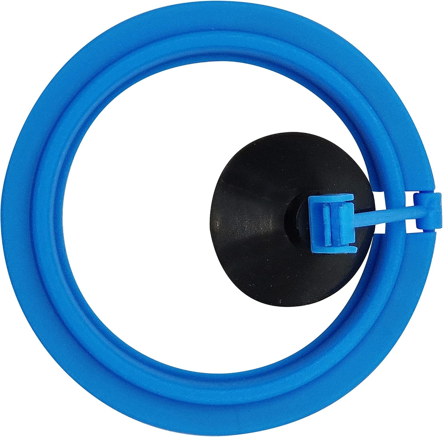 Fish Feeding Ring Floating Food Feeder Circle with Suction Cup Easy to Install Aquarium (Round)