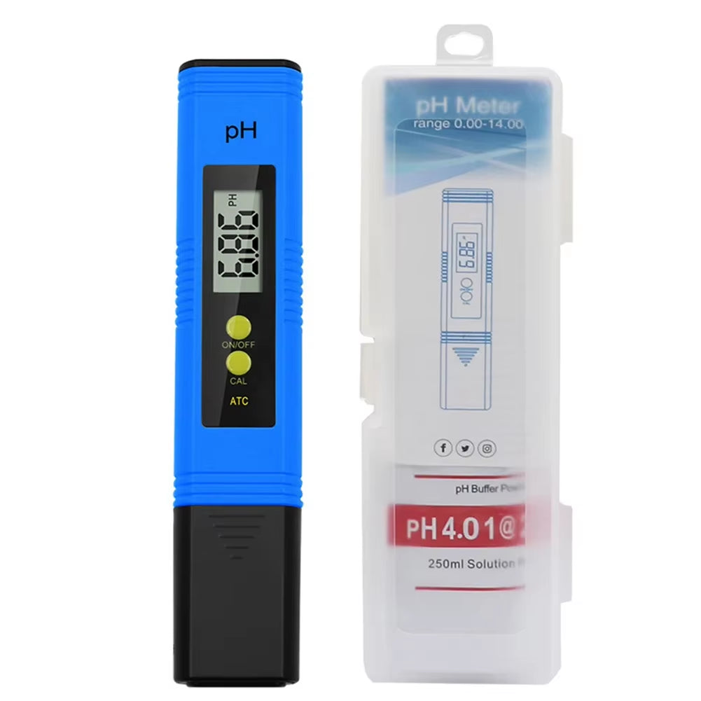 High Accuracy Digital PH Meter Tester Pen with 0.01 Precision and 0-14 PH Range for Aquariums and Pools