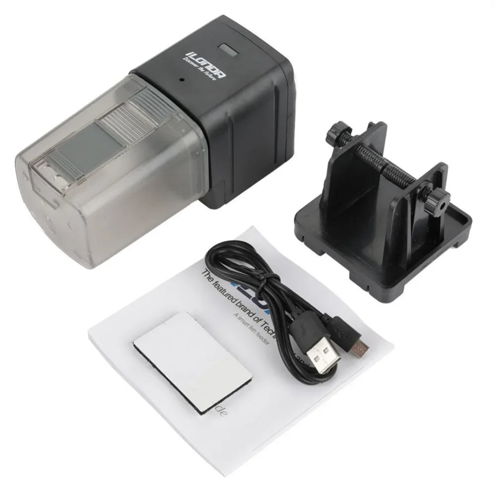 Ilonda Automatic Aquarium Fish Tank Food Feeder Timing Wifi Wireless Intelligent Dispenser