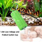 Aquarium USB Air Pump Ultra Quiet Nano Air Pump for Fish Tank with Hanging Buckle (Green)