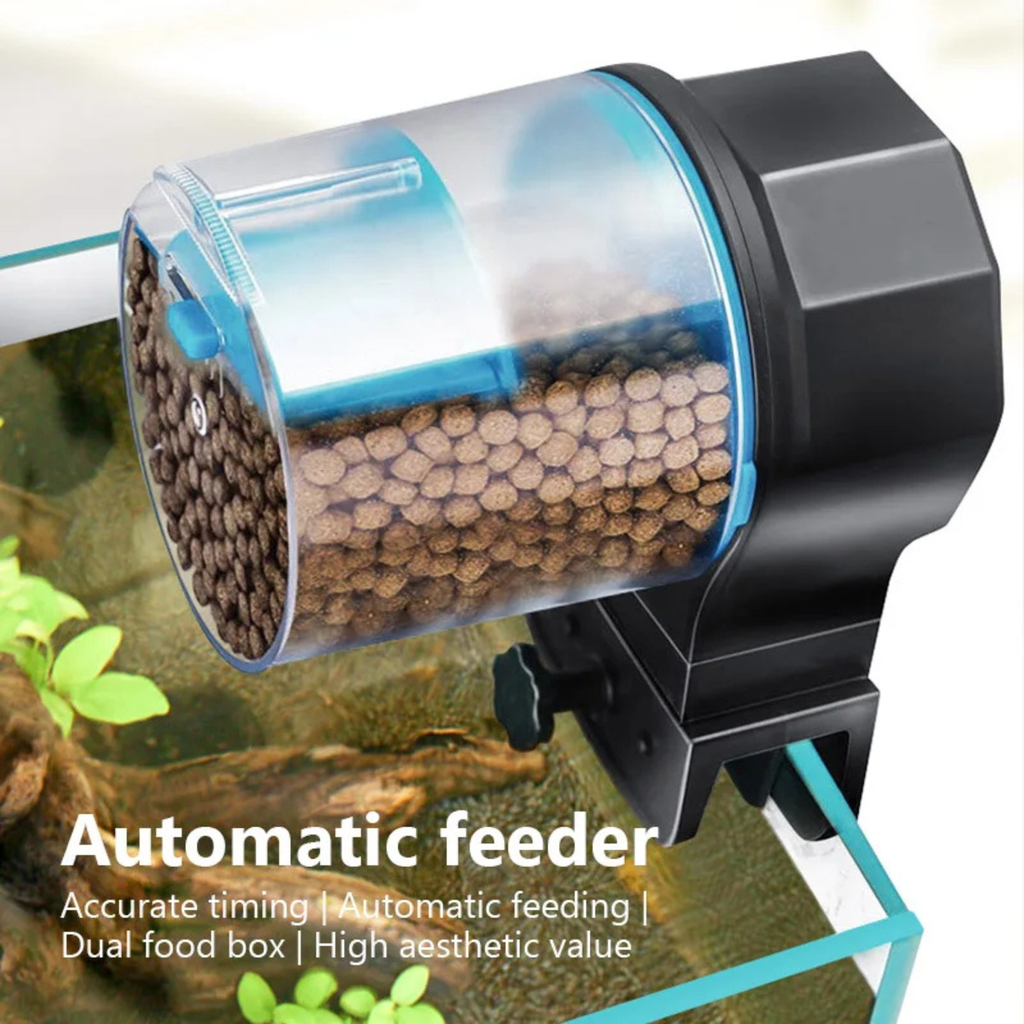 Fish Feeder – 12/24h Timer with Adjustable Portions