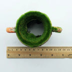 1Pc Resin Vase with Moss Aquarium Decoration Accessories for Fish Shrimp Tank Landscape Ornaments