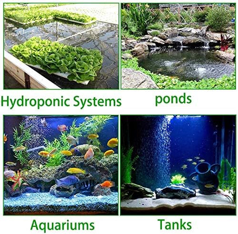 4.2-Inch Air Stone Disc Bubble Diffuser with Suction Cups for Oxygenation in Fresh/Saltwater Tanks, Ponds, Hydroponic, Aquaponics, and as a Decorative Airstone for Aquariums