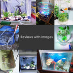 Aquarium USB Air Pump Ultra Quiet Nano Air Pump for Fish Tank with Hanging Buckle (Green)