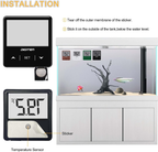 Digital Aquarium Thermometer Transparent LCD
