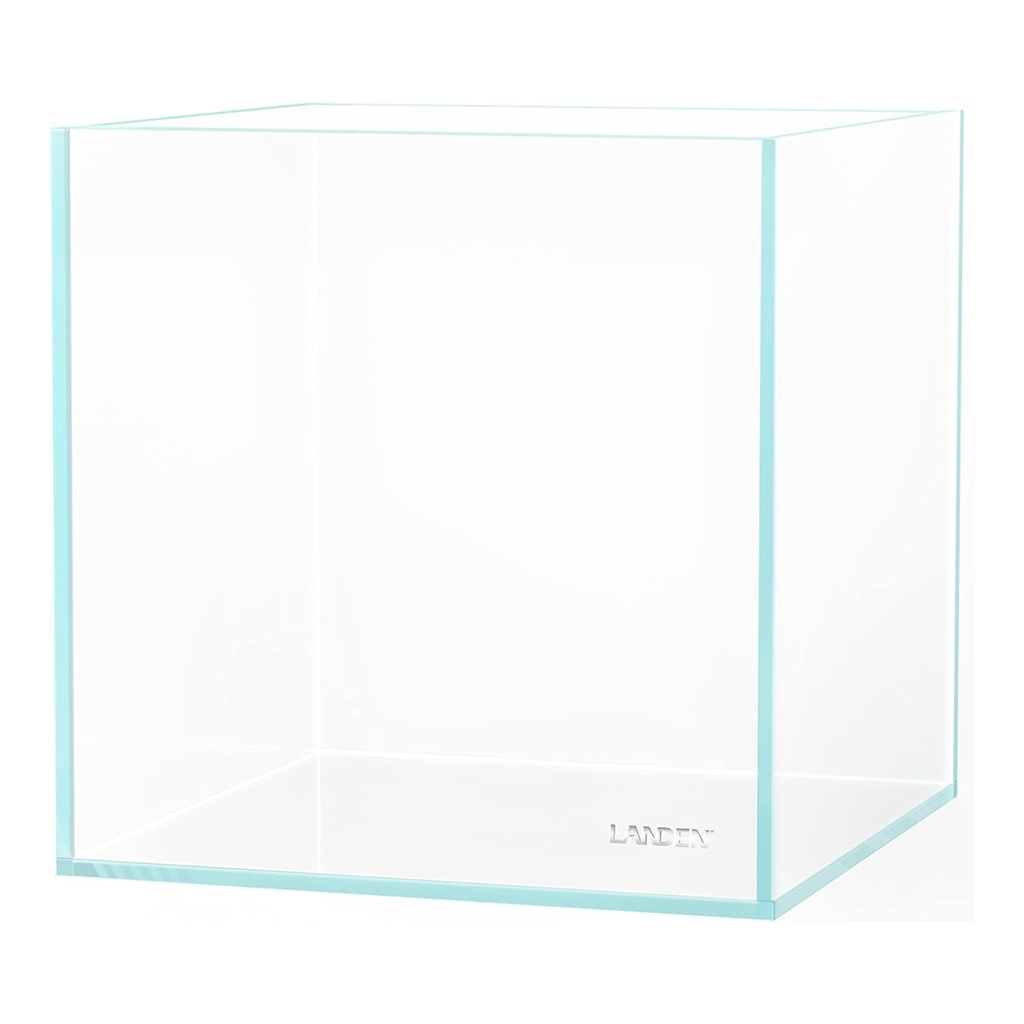2-Gallon Rimless Low Iron Aquarium Cube | Ultra-Clear Tank
