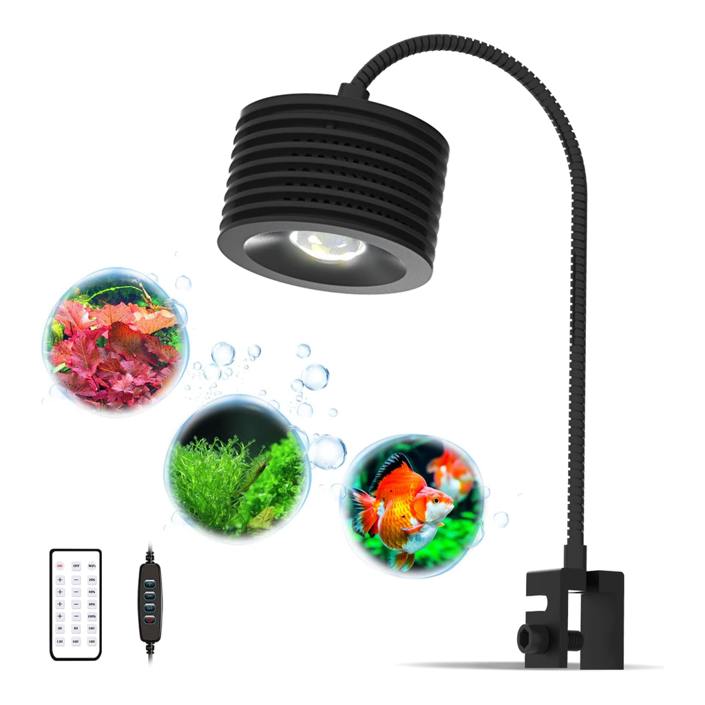 A20 Planted Tank LED Light – 4-Channel Full Spectrum with Gooseneck