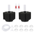 Dual Sponge Filter Kit for Aquariums Up to 55 Gallons