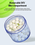 Aquarium Biochemical Sponge Filter（M）, Ultra Quite Aquarium Air Pump Double Head Bio Sponge Fish Tank Foam Filter,15-50 Gallon