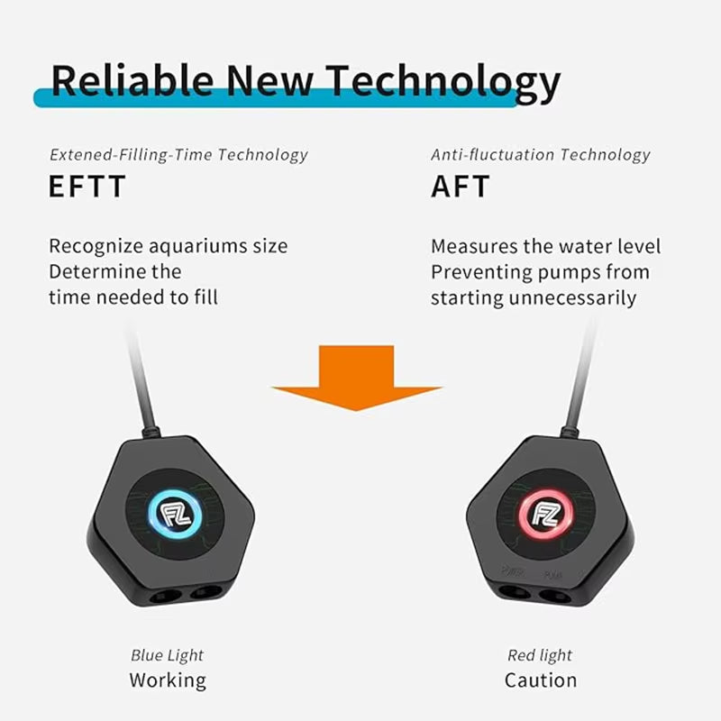 Fzone ATO580 Auto Top off Refilling System Fish Tanks Automatic Mini Aquarium Water Pump Controller Saltwater Fresh Accessories