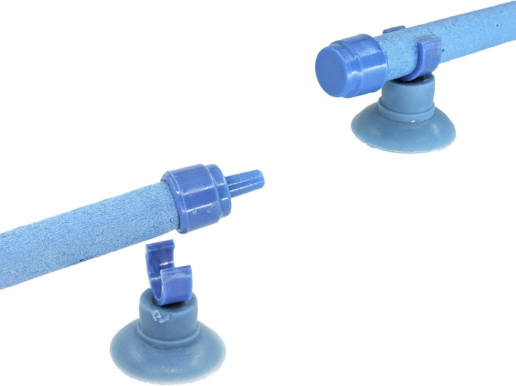 2 Pieces Length Aquarium Air Stone Bubble Wall with Suction Cups, Fish Tank Bubbler Air Bar Tube Bubble Release Diffuser Bar for Fish Tank Air Pump (Blue)