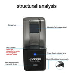 Ilonda Automatic Aquarium Fish Tank Food Feeder Timing Wifi Wireless Intelligent Dispenser