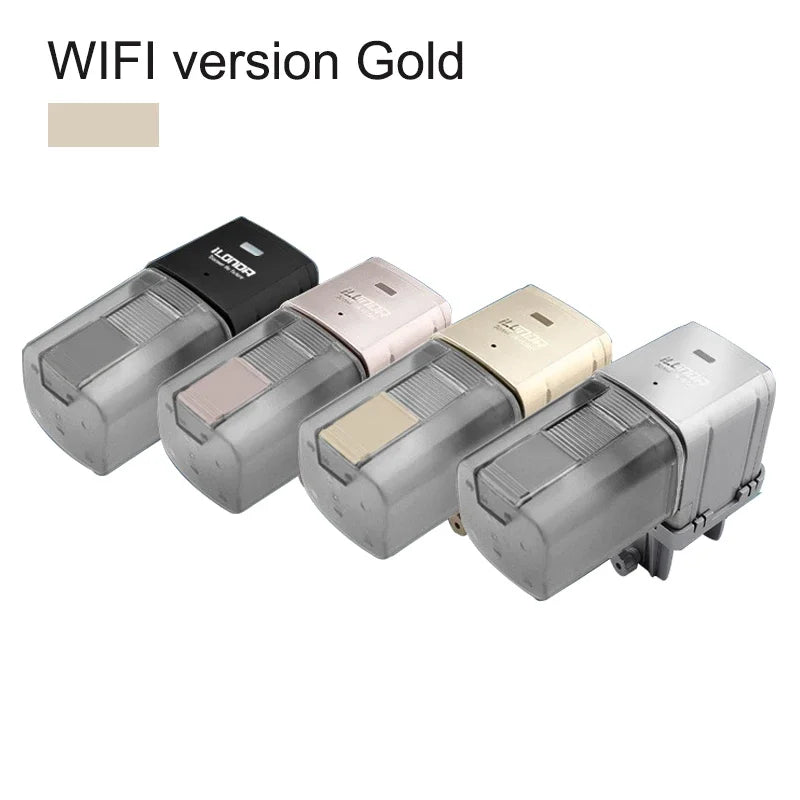 Ilonda Automatic Aquarium Fish Tank Food Feeder Timing Wifi Wireless Intelligent Dispenser